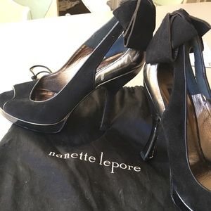 Nanette Lapore Black Heels